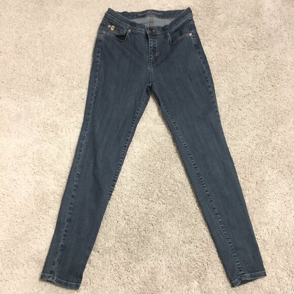 Second Yoga Canadian Made Denim Skinny Blue Jeans - Picture 7 of 16